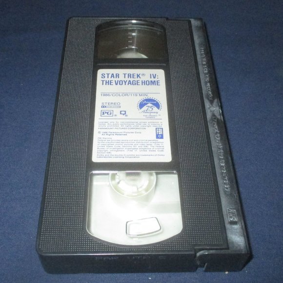Star Trek 1-7 VHS Bundle of 7 tapes from the 1980s to 1990s - Picture 8 of 12